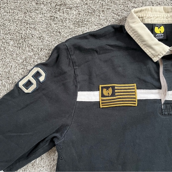 🔴Wu-Tang Shirt Size Large Ghostface Killah Polo Longsleeves Rare Mask Ironman - Picture 2 of 16